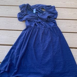 Navy blue dress from justice.